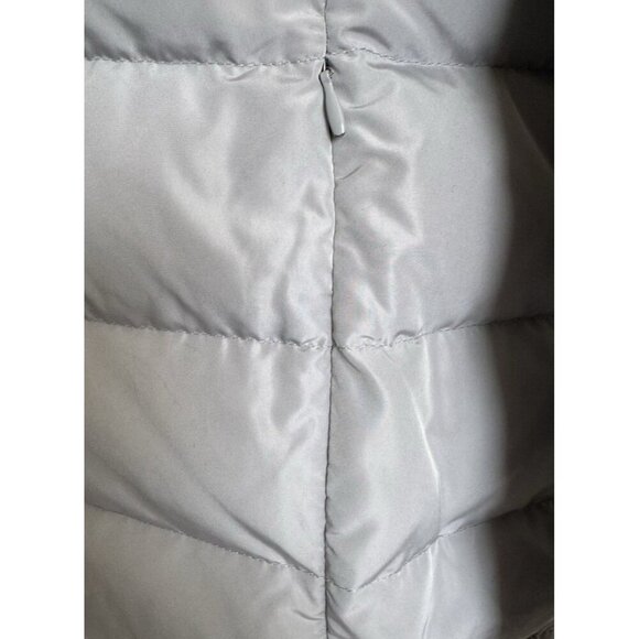 DKNY Women Sport Asymmetrical Zip Packable Down Puffer Coat, Grey, Size XL - Picture 10 of 16